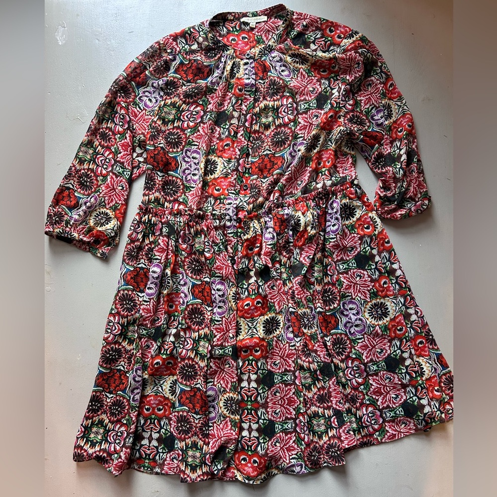 Rebecca Minkoff Floral Dress - Red, Pink, Black